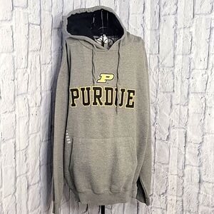 OLD VARSITY‎ BRAND Purdue University Gray Hoodie Sweatshirt XL/XG